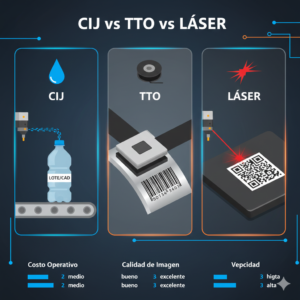 CIJ vs TTO vs Láser: ¿Cuál es la mejor tecnología de codificación para tu línea?